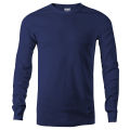 T-Shirt Republic - Navy Blue Men's Premium Long Sleeve T Shirt. 