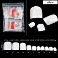 500Pcs False Artificial Toe Nails Tips French Foot Tips Acrylic Professional Nail Art Decor Full Cover Toenails Manicure. 
