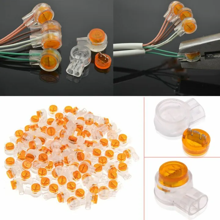 25pcs 3M UY2 Scotchlok Connector Grease Filling Butt Wire - Foto 5