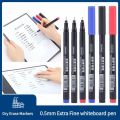 Office School Whiteboard Art Marker 0.5mm Very Fine Tip Dry Wipe Marker 3-Color Erasable Office Teaching Whiteboard Pen Large Capacity Color Marker Pen. 