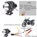 1Pcs U7 Mini (Red Ring) Fog Lamp For Motorcycle. 