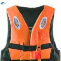 Swimming Vest Survival Suit High Buoyancy 360° Reflective for Boating XL Orange. 