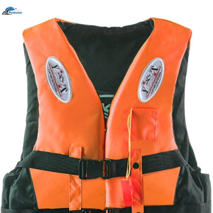 Swimming%20Vest%20Survival%20Suit%20High%20Buoyancy%20360%C2%B0%20Reflective%20for%20Boating%20XL%20Orange%20-%20Image%208