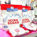 Dum Dum icing sugar. 