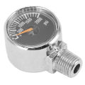 CO2 Pressure Gauge 1/8NPT Clear Dial CO2 Keg Pressure Gauge for CO2 Cylinder. 