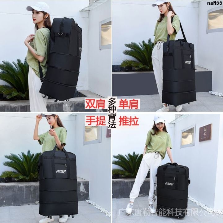 Handbag%20Folding%20Bag%20Folding%20Travel%20Bag%20Waterproof%20Luggage%20Bag%20out%20Buggy%20Bag%20with%20Wheels%20Large%20Capacity%20Female%20Slippers%20Aviation%20*%20-%20Image%203