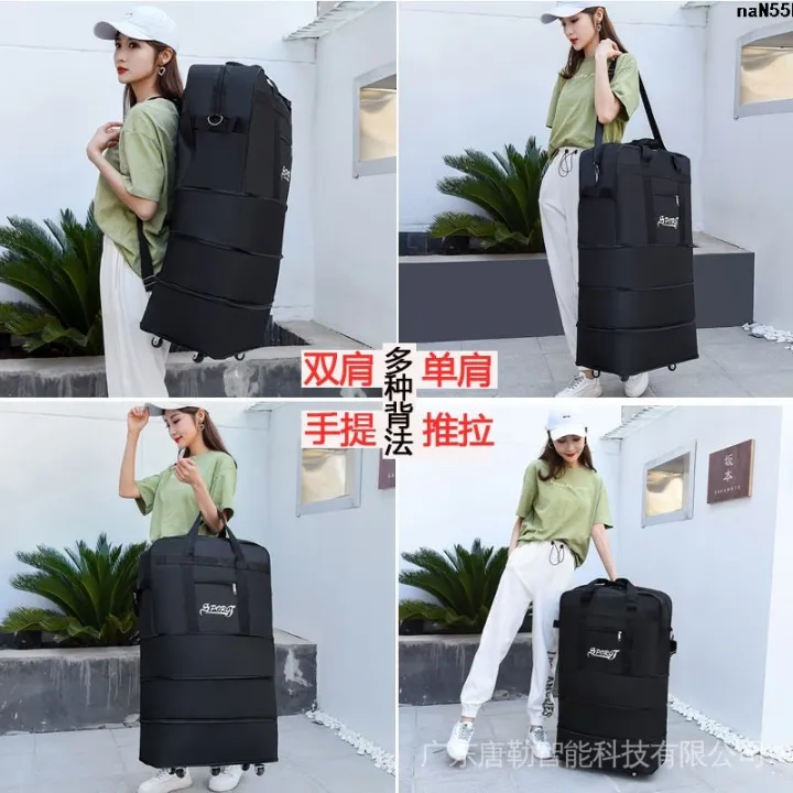Handbag%20Folding%20Bag%20Folding%20Travel%20Bag%20Waterproof%20Luggage%20Bag%20out%20Buggy%20Bag%20with%20Wheels%20Large%20Capacity%20Female%20Slippers%20Aviation%20*%20-%20Image%203