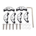 Hard Top Retainer Nut Reliable Vibration Reduction Quiet Operation Durable Hard Top Hardware Kit with Clip for Wrangler JK JKU. 