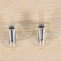 2x MOTORCYCLE CLEAR INLINE GAS RIGHT ANGLE FUEL FILTER 1/4 6/7MM BIKE. 