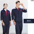 Construction Site Spring and Autumn Labor Protection Clothing Suit Men's Sleeve Single Work Clothes Factory Director Wear-Resistant Decoration Winter Garage Work Suit-Piece Room Car Booking （. 