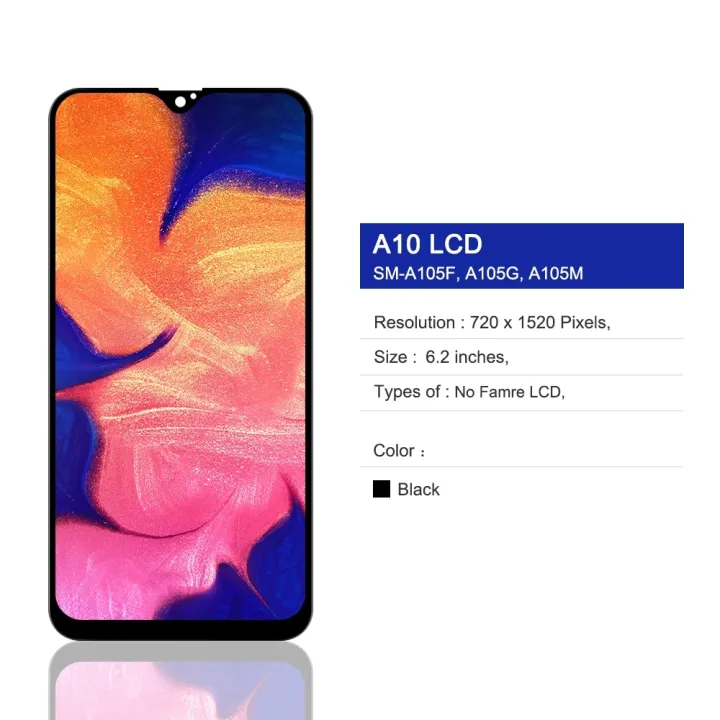 LCD%20No%20Frame%20For%20Samsung%20Galaxy%20A10%20A105%20M10%20M105%20A105F%20M105G%20Display%20Touch%20Screen%20Digitizer%20Assembly%20Replacement%20Parts%20-%20Image%204