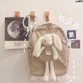 Ancient Japanese Style Back ulzzangins Cute Rabbit Cute Backpack Doll South Korea Schoolbag Cute Girl Girls Student _﹁. 