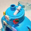 1L Water Bottle For Girls Cute Bear Plastic Cup Cartoon Travel Straw Mug Summer Sport Drink Kettle Portable Kawaii Kids Tumbler. 