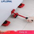 Moveing lifter  Furniture Roller Move Tools Heavy Duty Transport Lifter Kit Mobile Tool Set Lifter Shifter Furniture Lifter Slider Heavy Wheel Pads for Easy and Safe Moving Moving Tool Set Furniture Caster Furniture Lifter and Rollers Set.. 