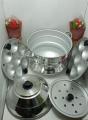 Aluminium Idli Make Idly Steamer Cooker with 2 Idly Plates (13 idly Cavity) - Medium. 