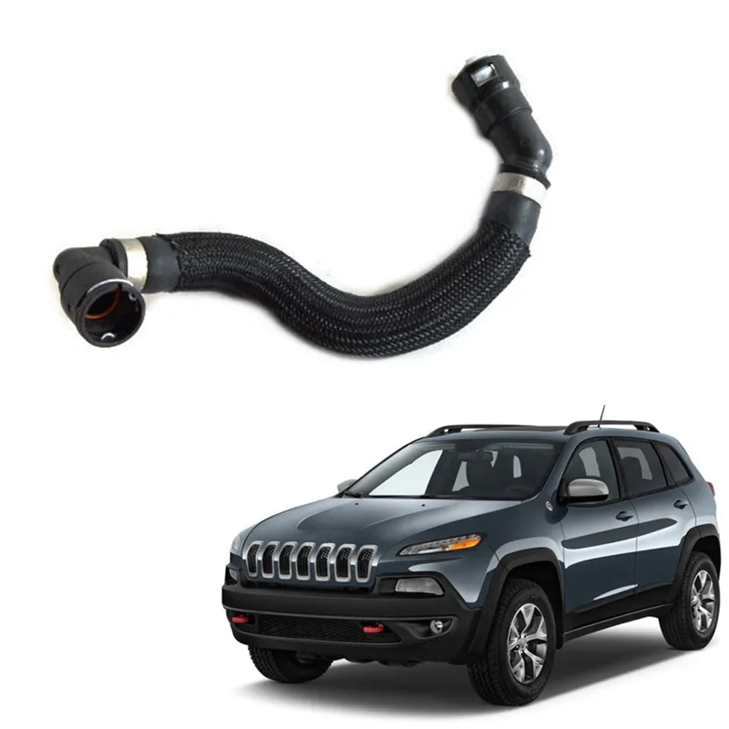 OE Fit Heater Hose Connector Heater Supply Jumper Hose 68199254AB - Fits 2014-2018 Jeep Cherokee, 2015-2017 Chrysler 200 68199254ab Autozone