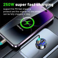 250W PD USB Car Charger Fast Charging Type C USB Phone Adapter in Car For iPhone 13 Pro Xiaomi Huawei Samsung Car Quick Charger. 