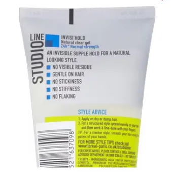 L'Oreal%20Paris%20Studio%20Line%20Invisible%20Hold%2024h%20Natural%20Clear%20Hair%20Gel%20-%20150ml%20-%20Image%202