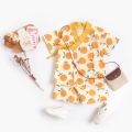 Cotton Summer Baby Boys Girls Short Sleeve Cute Printing Newborn Baby Clothes Pajamas 2pcs. 