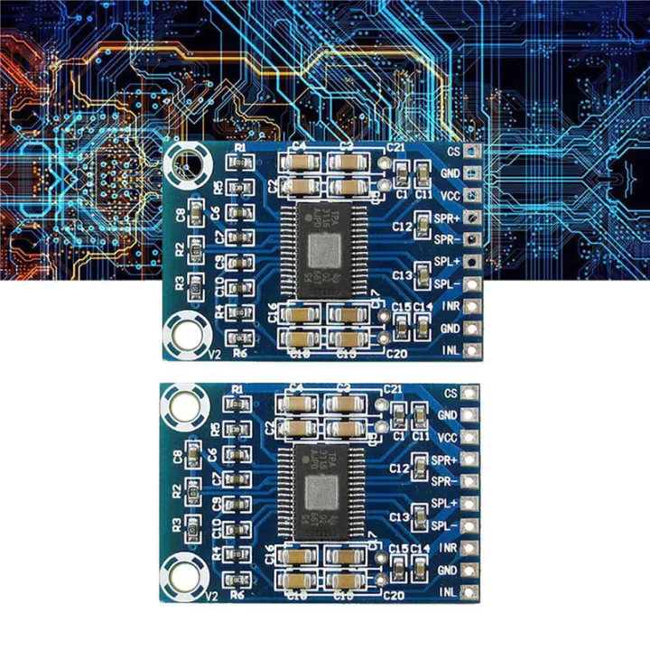 4PCS%20TPA3116D2%20Mini%20Digital%20Amplifier%20DC12V-24V%20D%20Class%2050W+50W%20XH-M562%20Amplifier%2050W%20Power%20Amplifier%20Board%20-%20Image%204