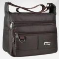 Leisure ] Shoulder Bag Six Large Capacity Zipper Waterproof Oxford Cloth Bag Wear-Resistant Men [ Men's Messenger Bag. 