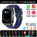 New Medical Grade Health Smartwatch Men's ECG+PPG Blood Glucose Pressure Fat Uric Acid 650mAh AMOLED Sport BT Call Smart Watch. 
