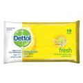 Fresh AntiBacterial Skin Wipes (10 Wipes). 