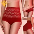 Body Shaping Thermal Underwear High Waist Tummy Control Butt-lifted Yoga Panties for Women Slimming Breathable Underwear Cold-preventing Thermal Underwear. 