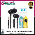 Celebrat G4 Stereo Sound Earphone with MIC. 