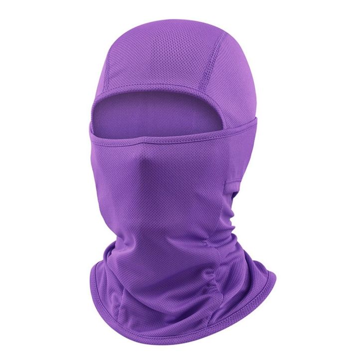 Windproof Anti-UV Hiking Scarves Motorcycle Cycling Helmet Helmet Liner Hats Sun Protection Full Face Cap Cycling Balaclava Face Cover Cooling Neck