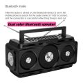 SY-933 Wireless Bluetooth Speaker | Portable Stereo Sound | FM Radio | Solar Charging | Powerful Bass with Mobile Holder" & Power Full Torch With  Brand Warranty. 