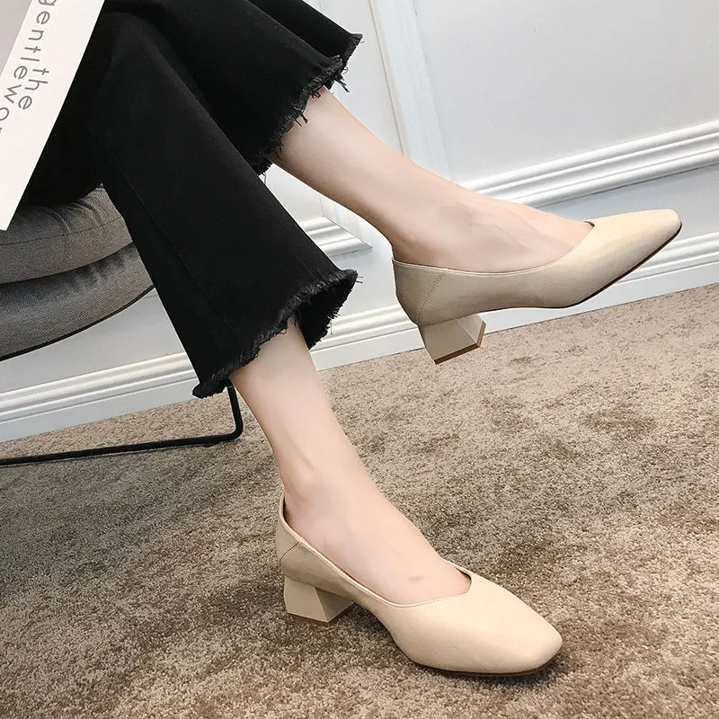 Square toe shoes womens shops 2019