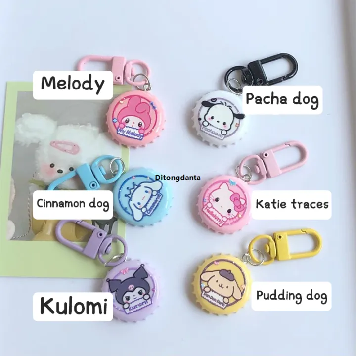 Kids%20Birthday%20Gift%20Keychain%20Backpack%20Pendant%20Pocha%20Purin%20Melody%20Kawaii%20Sanrio%20Kittty%20Kuromi%20Cinnamoroll%20My%20Creative%20Bottle%20Cap%20Key%20-%20Image%206