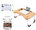 Table Smart Multipurpose Foldable Laptop Table with Cup Holder, Study Table, Bed Table, Breakfast Table, Foldable and Portable/Ergonomic & Rounded Edges/Non-Slip Legs. 