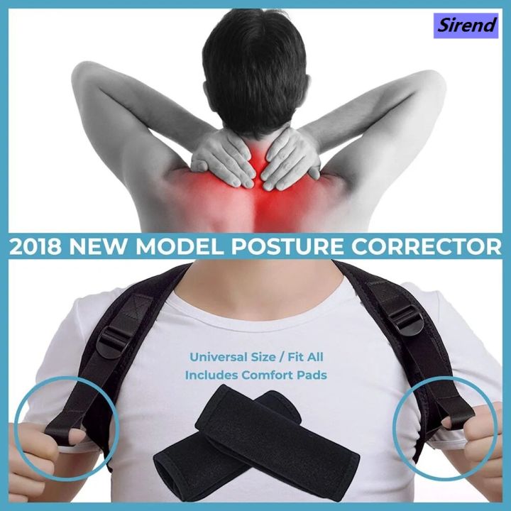 Sirend Posture Corrector Invisible Adjustable Back Clavicle Correction ...