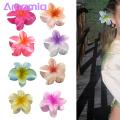 Flower Hair Clip Realistic Gradient Flower Hairpin Small Hair Clip for Women Strong Claw Grip Anti-slip Teeth Lightweight Hair Decoration Tool for Kids Girls Flower Hair Clip. 