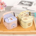 Vintage Small Suitcase Storage Tinplate Candy Box Cookie Gift Box Storage Can Dounp. 