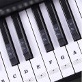 88 Keys 61 Keys 54 Keys Transparent Piano Keyboard Stickers Electronic Keyboards Stickers Tabs Musical Notes Key Stickers. 
