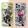 [Op035] Xiaomi 11 Lite POCO X3 NFC x4 x 5 m3 M4 11t Pro Bumper Spider Man Death Pool. 