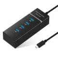 USB HUB 3.0 High Speed 4 Ports Splitter For Desktop PC Laptop. 