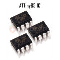 ATTiny85 Programmer AVR 8-Bit Microcontroller DIP IC ATTiny 85 20PU 8KB Flash Memory Integrated Circuit. 