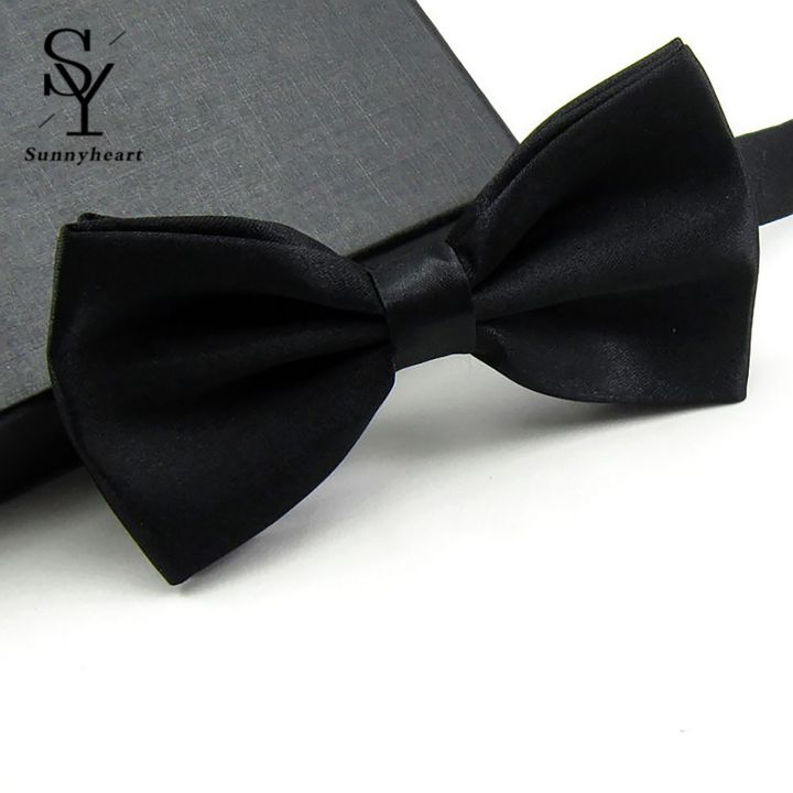 Sunnyheart%20Bow%20Tie%20Solid%20Color%20Wear%20Easily%20Polyester%20Adjustable%20Bow%20Tie%20Pre%20Tied%20for%20Formal%20Occasions%20-%20Image%205