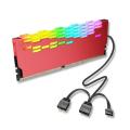 Coolmoon Ra-2 Memory Ram Heatsink Ram Rgb Ddr3 Ddr4 Memory Cooling Heatsink Cooler Ram Radiator For Desk Pc Computer. 