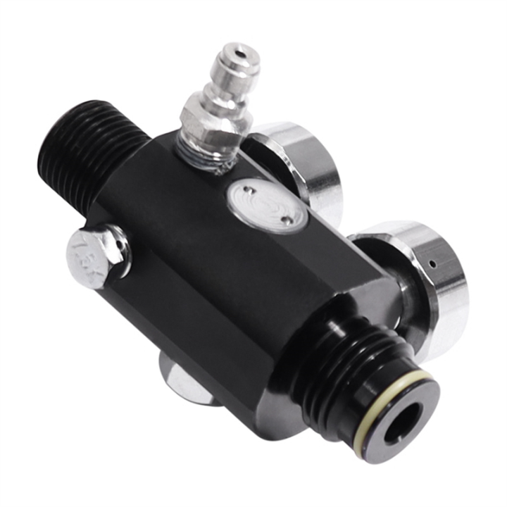 Argon CO2 Regulator – Dual 2" Gauges, CGA580 Inlet, 0-4500 PSI, Brass Body, For MIG/TIG Welding, Compatible With Miller, Lincoln & More