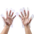 Disposable Polyethylene Gloves 100pcs box Clear. 