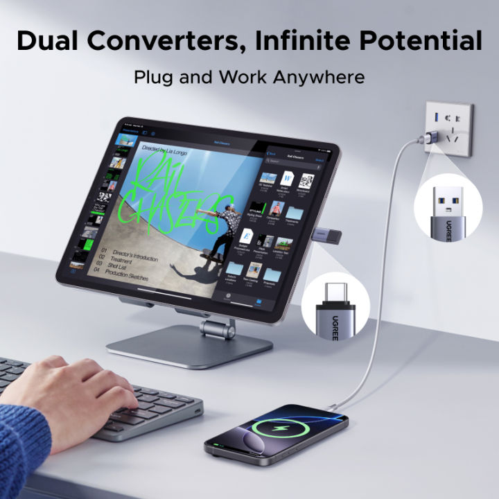 UGREEN%203+1pcs%20USB3.1%20OTG%20Adapter%20Support%203A%20Fast%20Charging%20Model:75990%20-%20Image%203