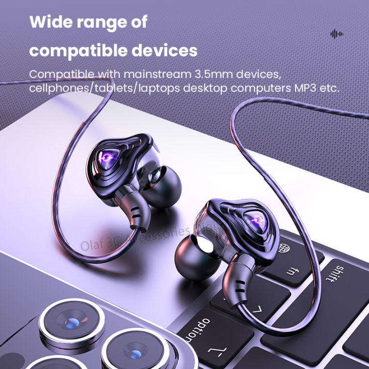 OLAF%20DAC%20Type%20C/3.5mm%20Headphones%20Wired%20Earbuds%20Handsfree%20Headset%20Gamer%20HiFi%209D%20Bass%20Stereo%20In-Ear%20Cable%20Earphones%20For%20Smartphone%20-%20Image%203
