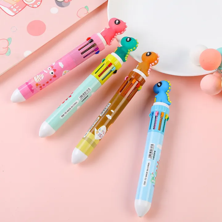 1PC%2010%20Colors%20Cartoon%20Ballpoint%20Pen%20Cute%20Animal%20Stationery%20Multicolored%20Pens%20-%20Image%207