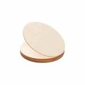 10PCS Natural Wood Pieces Slice Round Unfinished Wooden Discs for Crafts Centerpieces DIY Christmas Ornaments 4inch. 