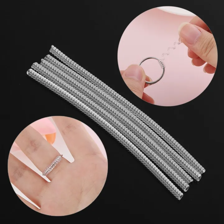1Pc/5Pcs/10Pcs/12Pcs%20Useful%20Jewelry%20Parts%20Invisible%20Resizing%20Tools%20Tightener%20Reducer%20Ring%20Size%20Adjuster%20Shell%20Hard%20Guard%20-%20Image%202